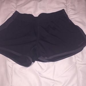 Black and charcoal grey Nike shorts